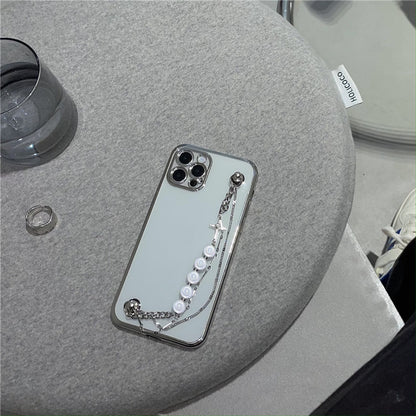 Electroplated Pearl Bracelet Phone Case Cover